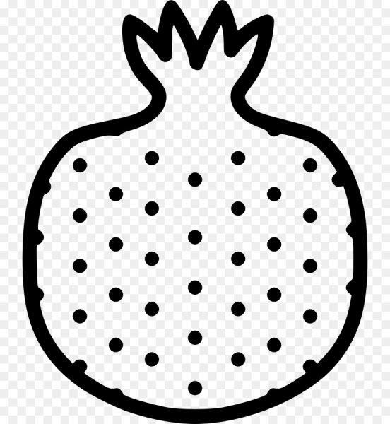 Гранат трафарет