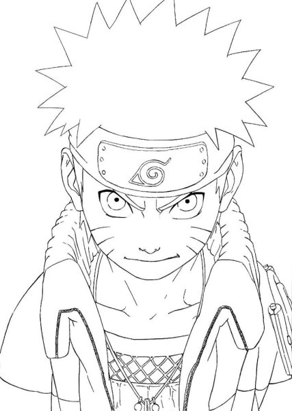 Наруто Lineart
