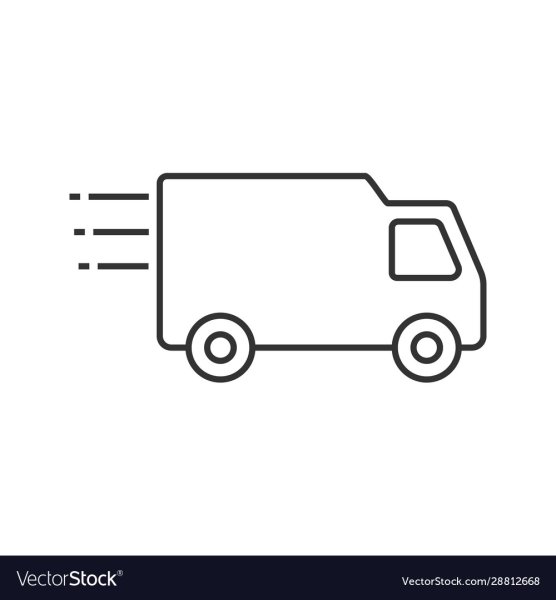 Значок доставки нарисованный