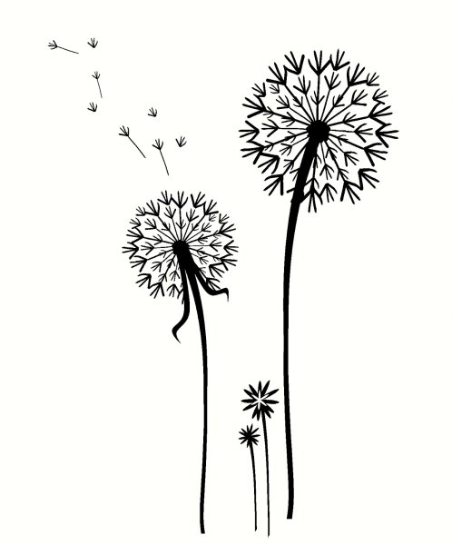Одуванчик вектор