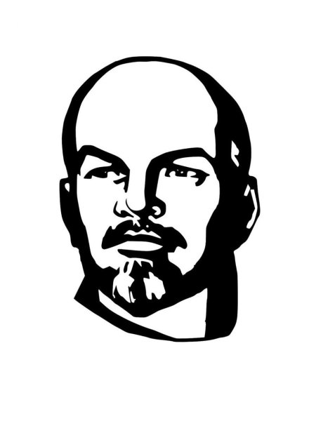 Ленин трафарет