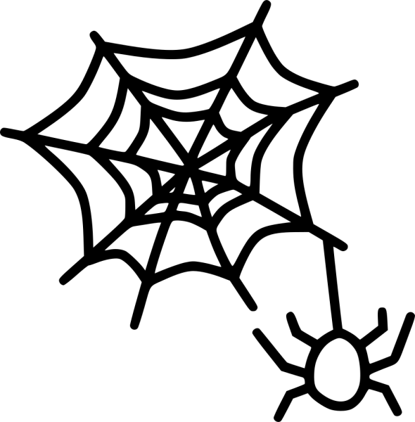 Паутина силуэт
