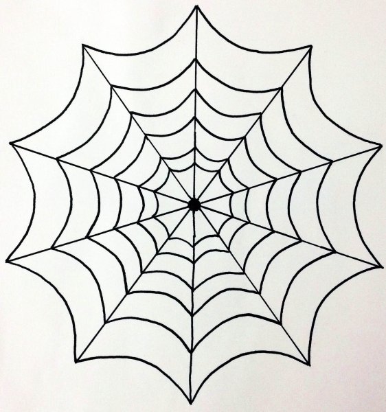Паутина узор