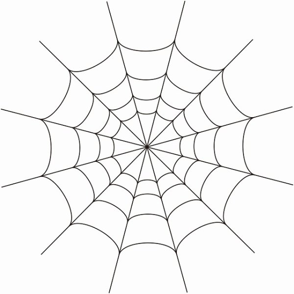 Паутинка схематично