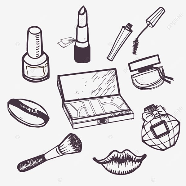 Раскраска косметика