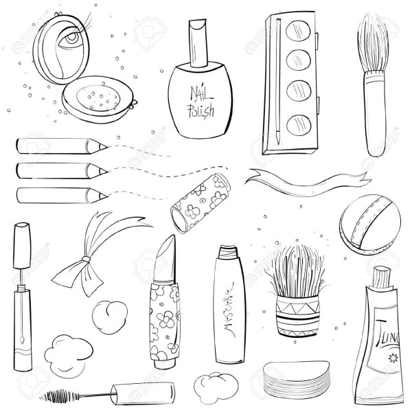 Косметика силуэт