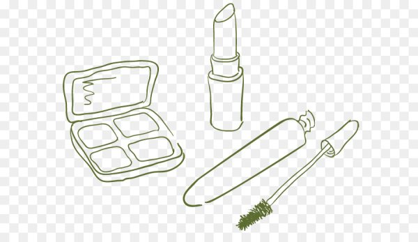 Бумажная косметика черно белая