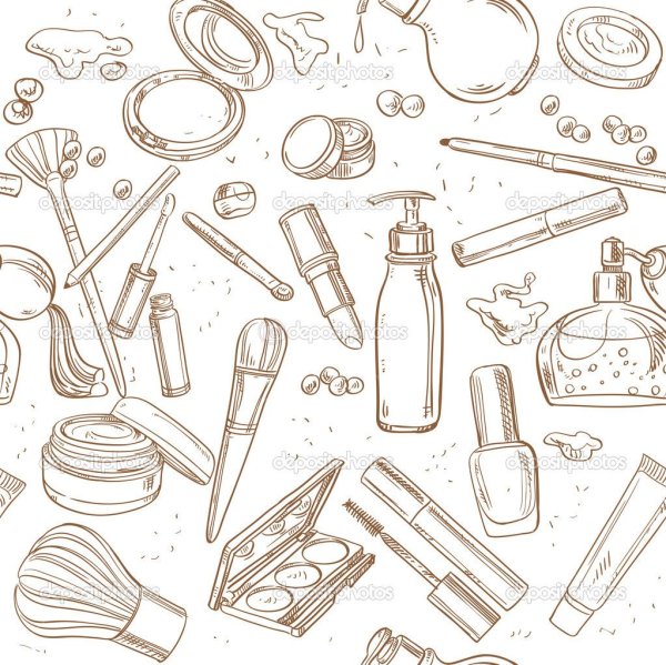 Раскраска косметика