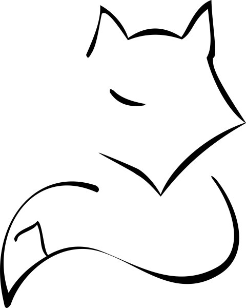 Раскраска лисы