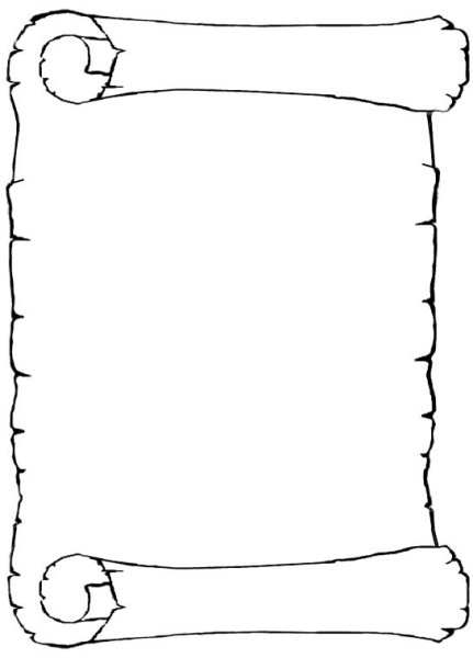 Свиток черно белый