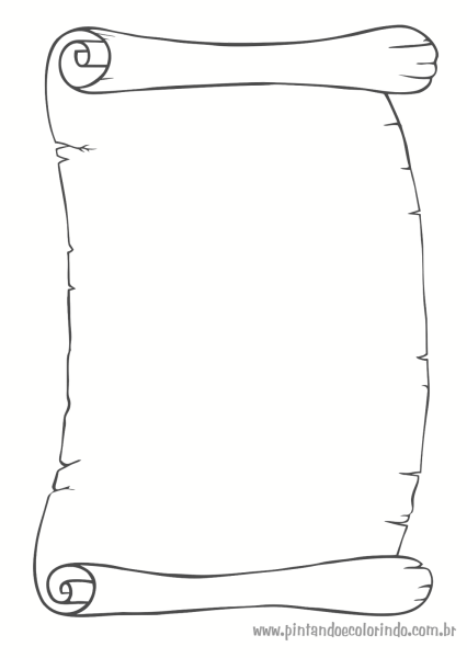 Сверток бумаги раскраска