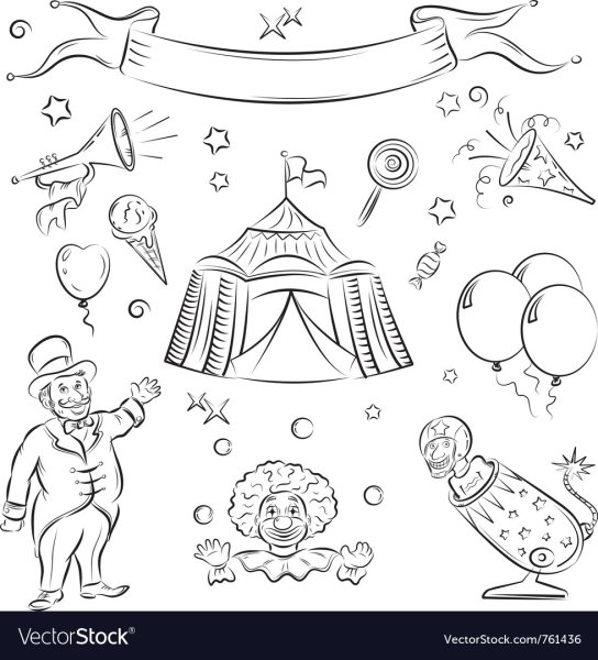 Эскиз цирк