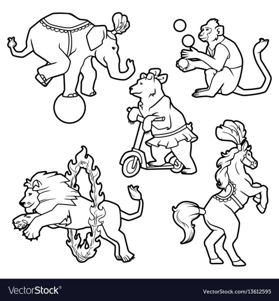 Рисуем Льва в цирке