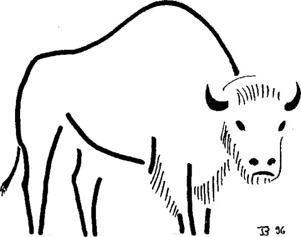 Раскраски животных ЗУБР