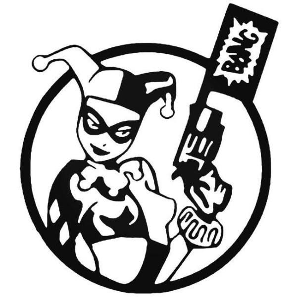 Джокер раскраска