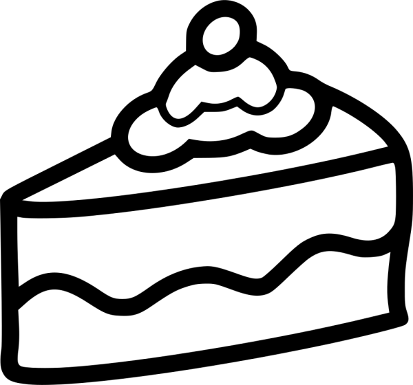 Пирожное силуэт