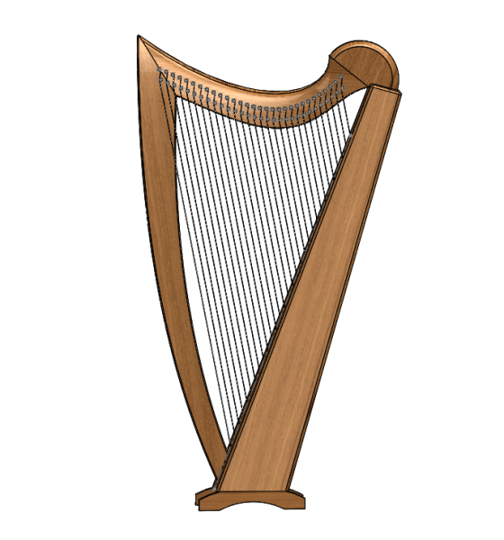 Лира раскраска