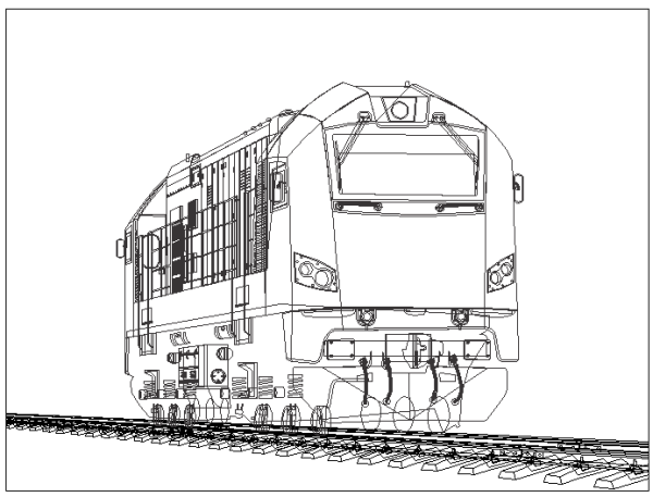 Железнодорожный транспорт. Раскраска