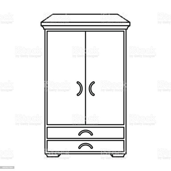 Шкаф раскраска