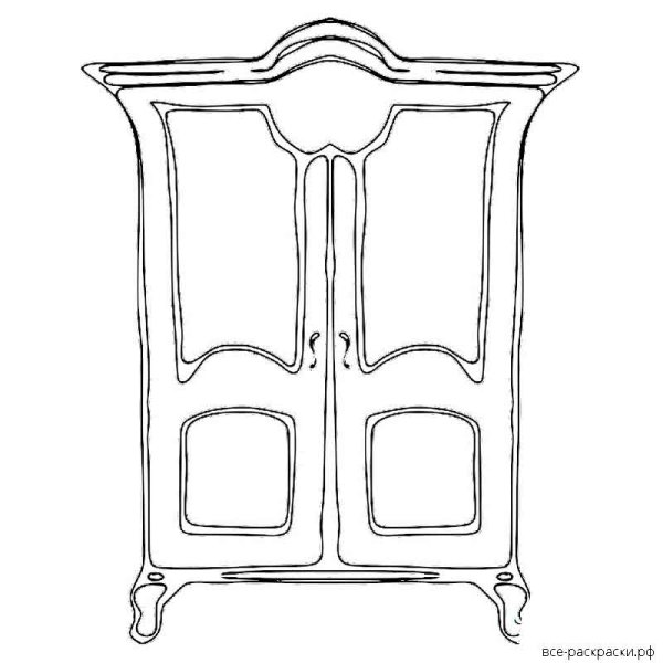 Шкаф силуэт