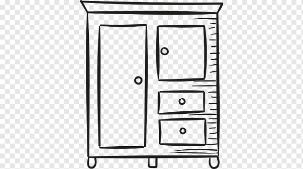 Комод раскраска