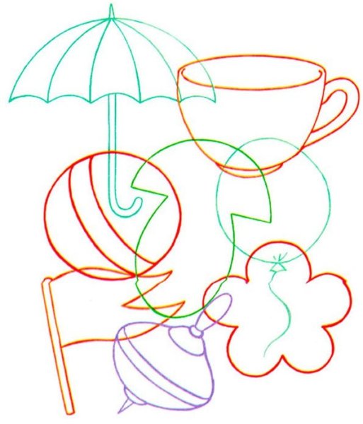 Предметы по контуру