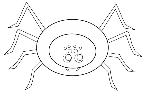 Раскраска Южнорусский Тарантул