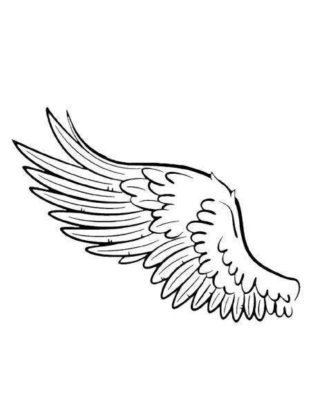 Крылья нарисованные