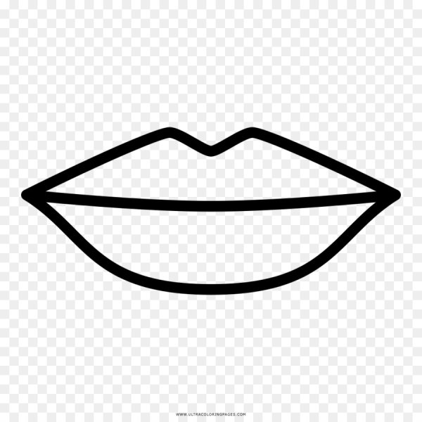 Губы контур