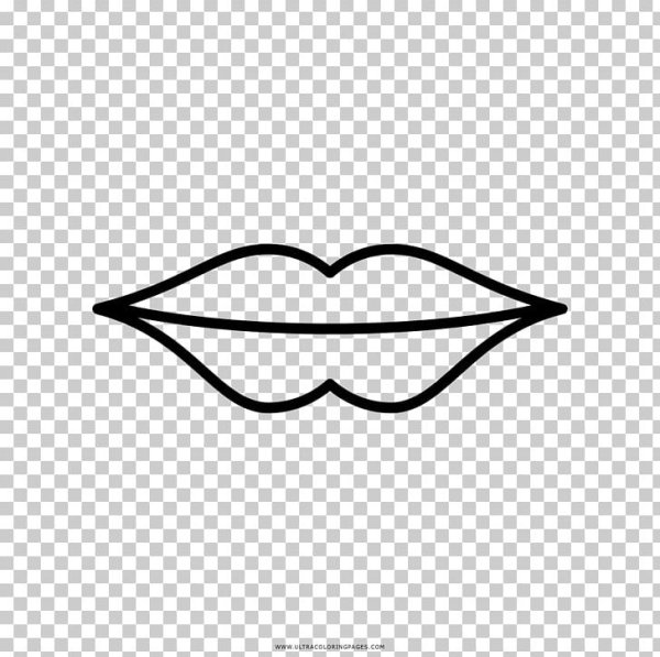 Губы контур