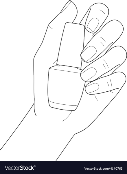 Маникюр со знаками