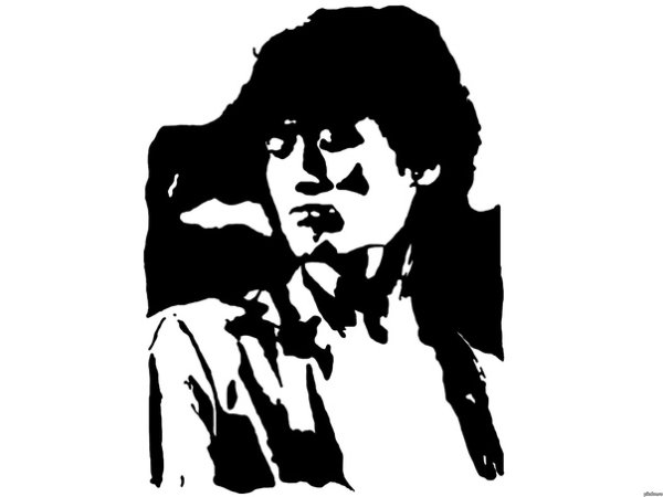 Виктор Цой чб