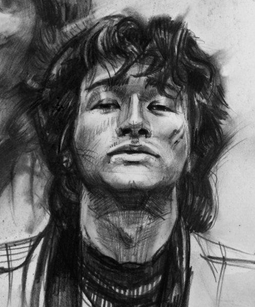 Виктор Цой портрет