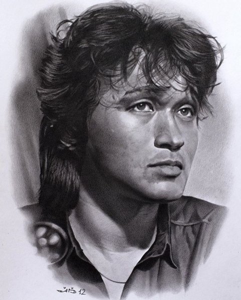 Виктор Цой портрет