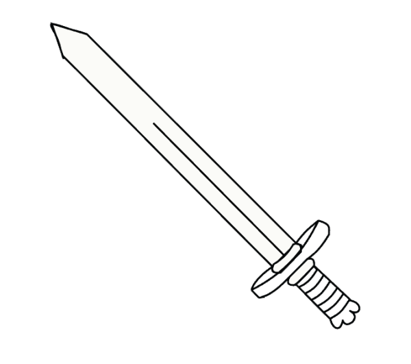 Меч для распечатки