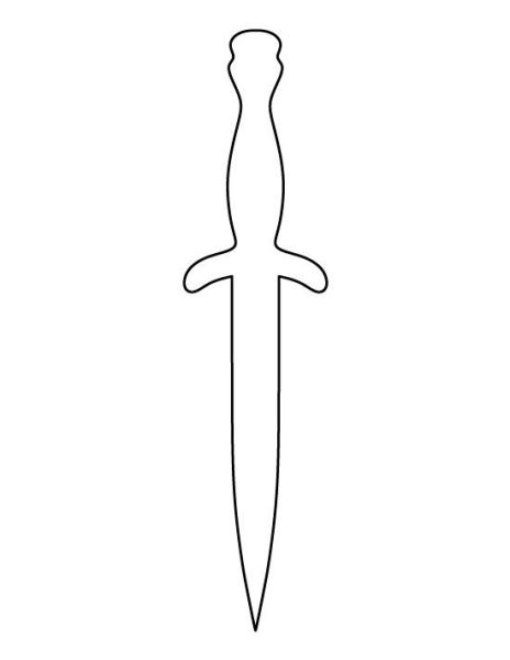 Кинжал контур