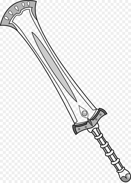 Меч раскраска