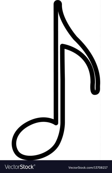 Нотки трафарет