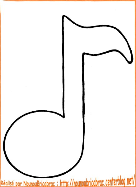 Ноты трафарет