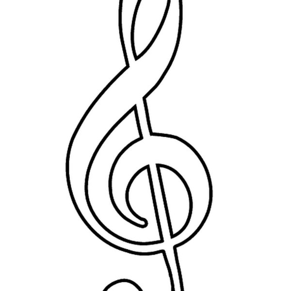 Ноты трафарет