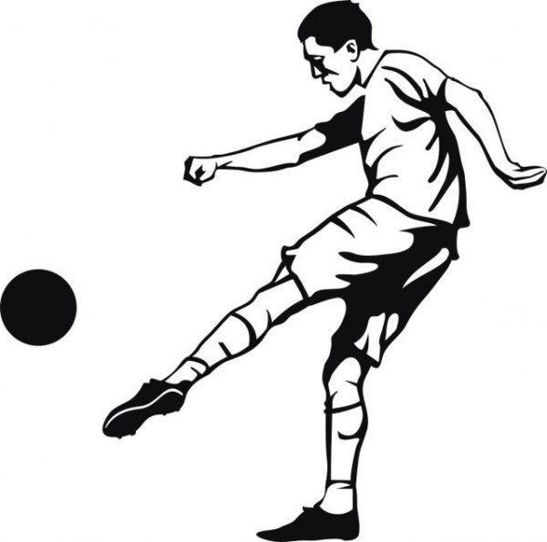 Футбол черно белый