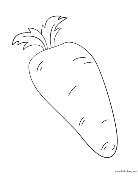 Раскраска морковь на прозрачном фоне