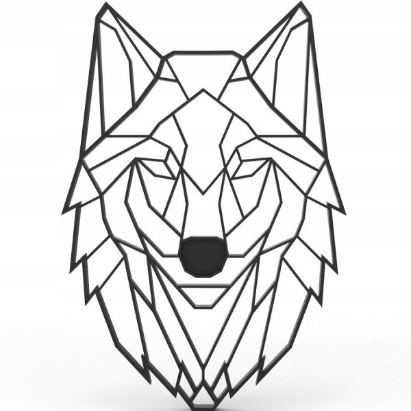 Геометрические головы животных