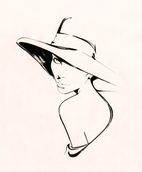 Стилизованная девушка