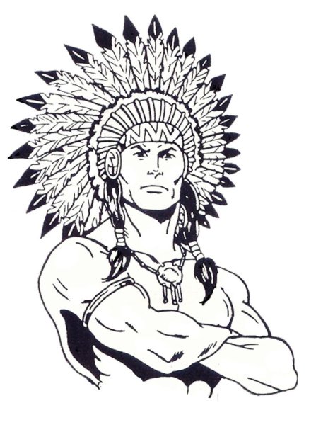 Индейцы. Раскраска