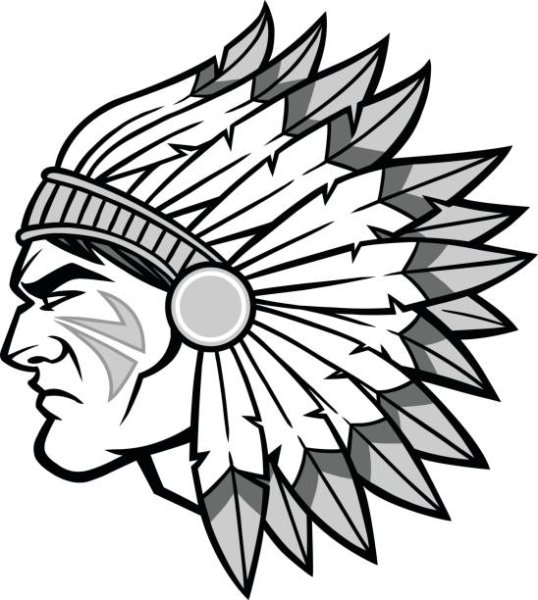 Индеец вектор