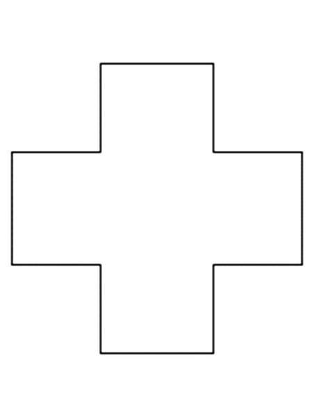 Крест Господень прорись