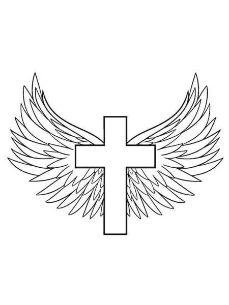 Православный крест эскиз
