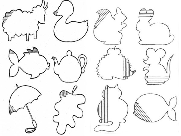 Задания для дошкольников штриховка