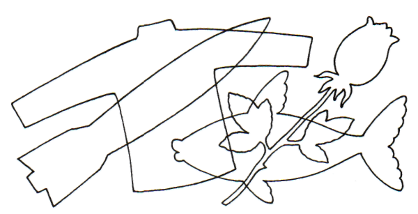 Контурные изображения на звук р